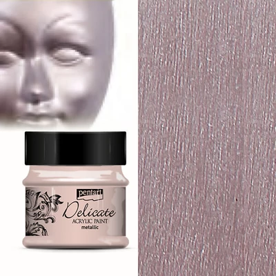 Delicate metál akrilfesték, 50 ml - lilaezüst