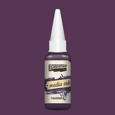 Pentart Media ink, tintafesték, 20 ml - szeder
