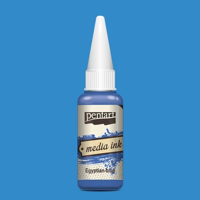 Pentart Media ink, tintafesték, 20 ml - egyiptomi kék