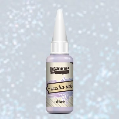 Pentart Media ink, tintafesték, 20 ml - szivárvány