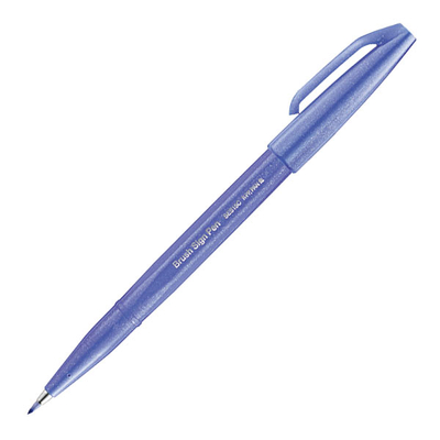 Pentel Brush Sign Pen ecsetfilc, SES15C-V2X, kékibolya