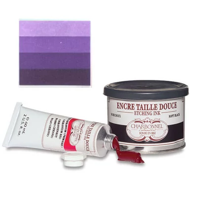 Charbonnel rézkarcfesték, 200 ml - permanent violet