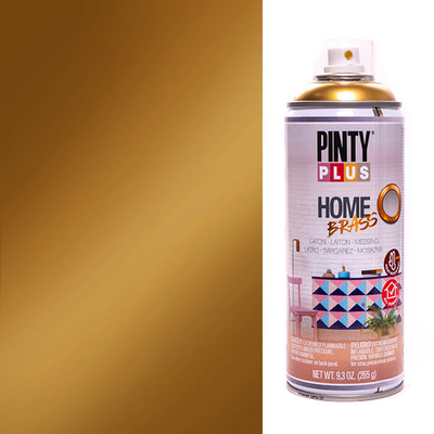 Festékspray, Pinty Plus Home, 400 ml - 439 metal brass