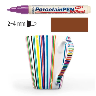 Üveg- és porcelánfilc, Kreul Classic - 10 konyak