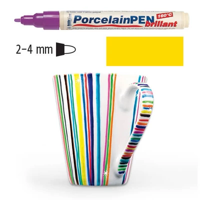 Üveg- és porcelánfilc, Kreul Classic - 16401 sárga