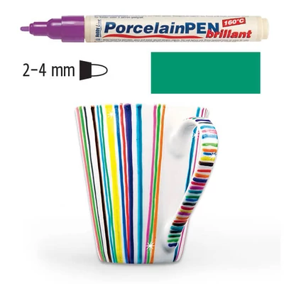 Üveg- és porcelánfilc, Kreul Classic - 09 zöld