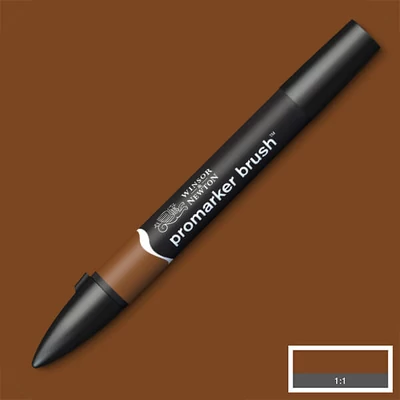 Promarker Brush kétvégű alkoholos ecsetfilc - O324, burnt sienna