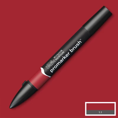 Promarker Brush kétvégű alkoholos ecsetfilc - R735, firebrick