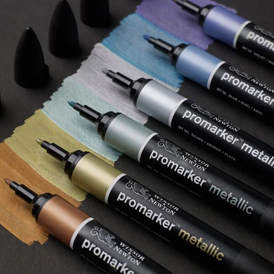 Promarker Metallic kétvégű alkoholos filctoll - különféle színekben