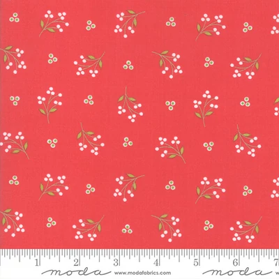 Patchwork anyag - Moda - Holliberry by Corey Yoder 29093-12 scarlet