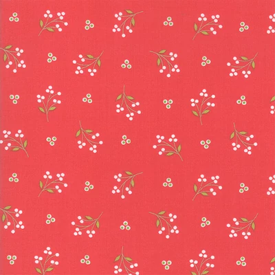 Patchwork anyag - Moda - Holliberry by Corey Yoder 29093-12 scarlet