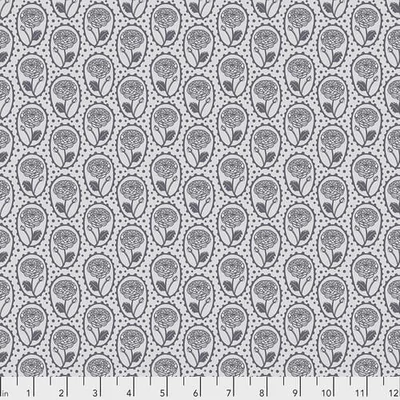 Patchwork anyag - Free Spirit - Conservatory 007SILVER
