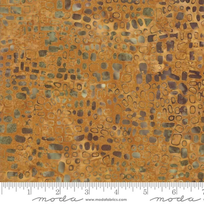 Patchwork anyag - Moda - Maui Batiks 4353-20 gold