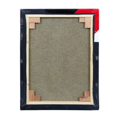 Rafaelo feszített festővászon, 1,7x3,5 cm, 20x20 cm, fekete