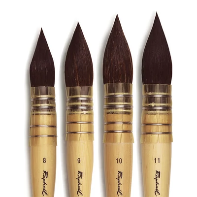 Raphael 803 extra finom mókusszőr ecset - különféle méretekben