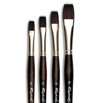 Raphael Textura 870 szintetikus lapos ecset - különféle méretekben