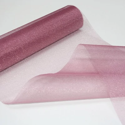 Organza asztalközép, 23,5 cm, 10 méter - 186, mályva