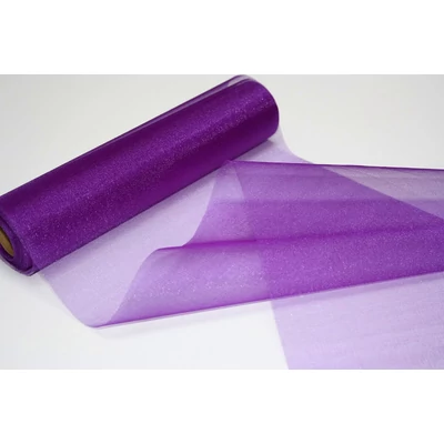 Organza asztalközép, 23,5 cm, 10 méter - 267, orgonalila