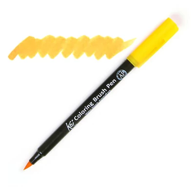 Sakura Koi brush pen ecsetfilc - 4, deep yellow