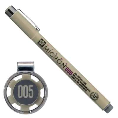 Sakura Pigma Micron 005 műszaki rajztoll, 0,2 mm - szürke
