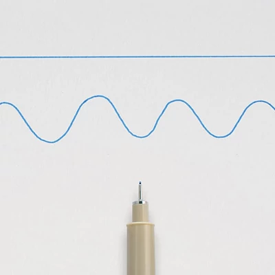 Sakura Pigma Micron 01 műszaki rajztoll, 0,25 mm - kék