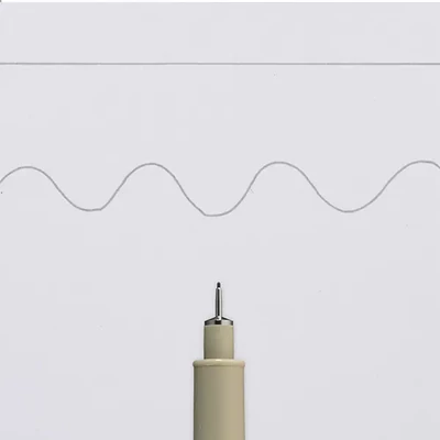 Sakura Pigma Micron 01 műszaki rajztoll, 0,25 mm - szürke