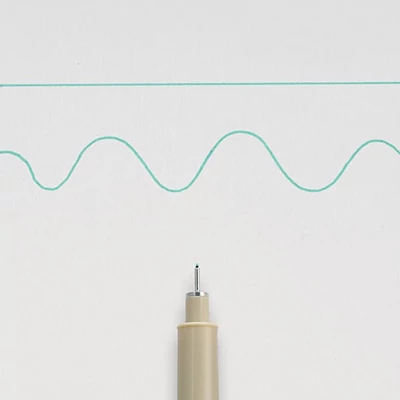 Sakura Pigma Micron 02 műszaki rajztoll, 0,3 mm - zöld