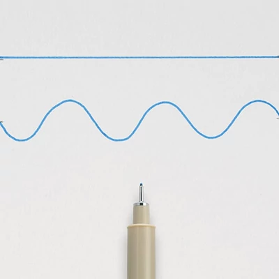 Sakura Pigma Micron 03 műszaki rajztoll, 0,35 mm - kék