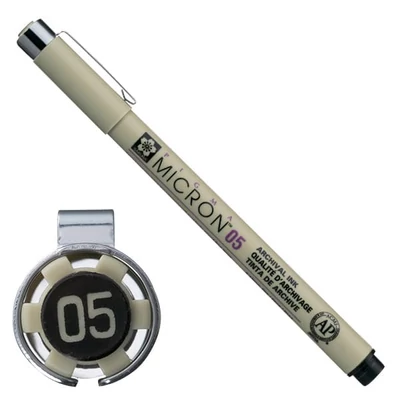 Sakura Pigma Micron 05 műszaki rajztoll, 0,45 mm - fekete