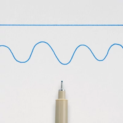 Sakura Pigma Micron 05 műszaki rajztoll, 0,45 mm - kék