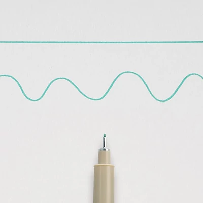 Sakura Pigma Micron 05 műszaki rajztoll, 0,45 mm - zöld