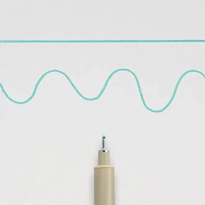 Sakura Pigma Micron 08 műszaki rajztoll, 0,5 mm - zöld