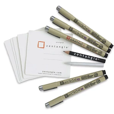 Sakura Pigma Micron rajztoll készlet - 12 db, Zentangle tool set