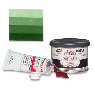 Charbonnel rézkarcfesték, 200 ml - sap green