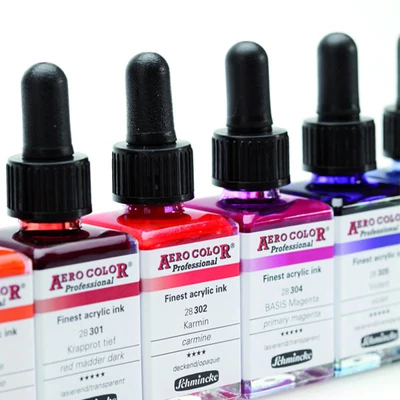Schmincke AERO COLOR Professional retuspisztoly festék, 28 ml - különféle színekben