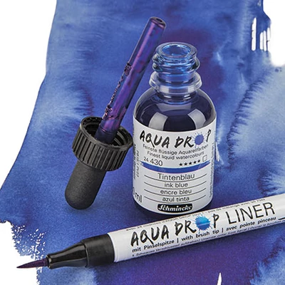 Schmincke Aqua Drop folyékony akvarell festék, 30 ml - különféle színekben
