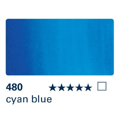 Schmincke Aqua Drop folyékony akvarell festék, 30 ml - 480, cyan blue