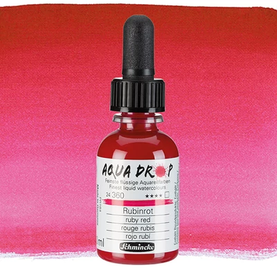 Schmincke Aqua Drop folyékony akvarell festék, 30 ml - 360, ruby red