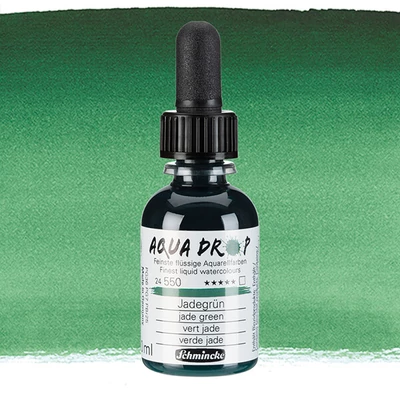 Schmincke Aqua Drop folyékony akvarell festék, 30 ml - 550, jade green
