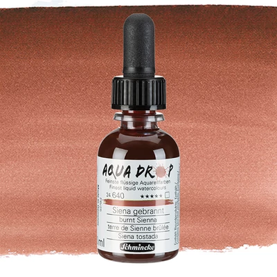 Schmincke Aqua Drop folyékony akvarell festék, 30 ml - 640, burnt sienna