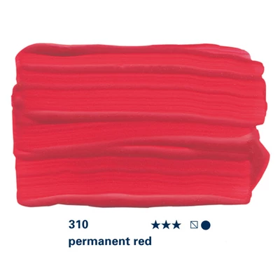 Schmincke College akrilfesték, 75 ml - 310, permanent red