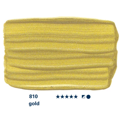 Schmincke College akrilfesték, 75 ml - 810, gold