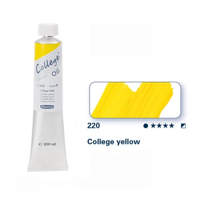Schmincke College olajfesték, 200 ml - 220, college yellow