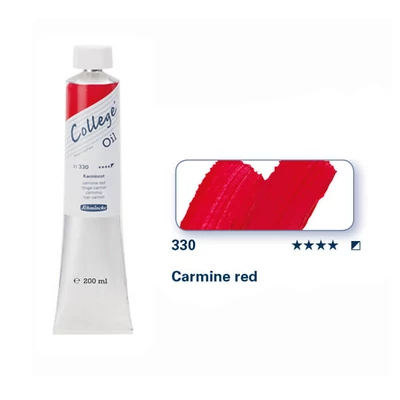 Schmincke College olajfesték, 200 ml - 330, carmine red