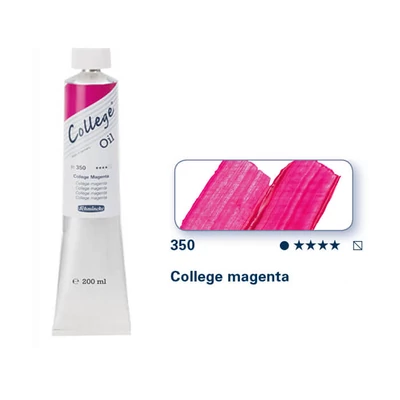 Schmincke College olajfesték, 200 ml - 350, college magenta