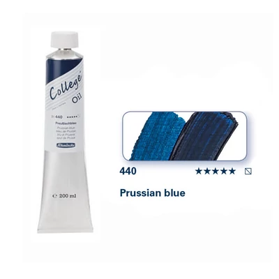 Schmincke College olajfesték, 200 ml - 440, prussian blue