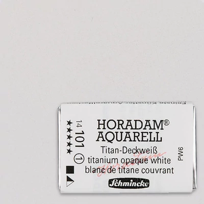 Schmincke Horadam akvarellfesték, 1/1 szilkés - 101, titanium opaque white