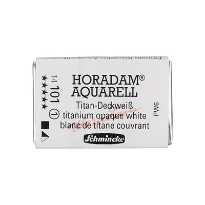 Schmincke Horadam akvarellfesték, 1/1 szilkés - 101, titanium opaque white