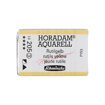 Schmincke Horadam akvarellfesték, 1/1 szilkés - 205, rutile yellow