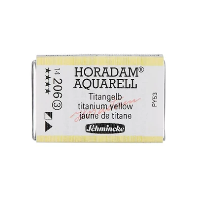 Schmincke Horadam akvarellfesték, 1/1 szilkés - 206, titanium yellow
